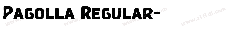 Pagolla Regular字体转换